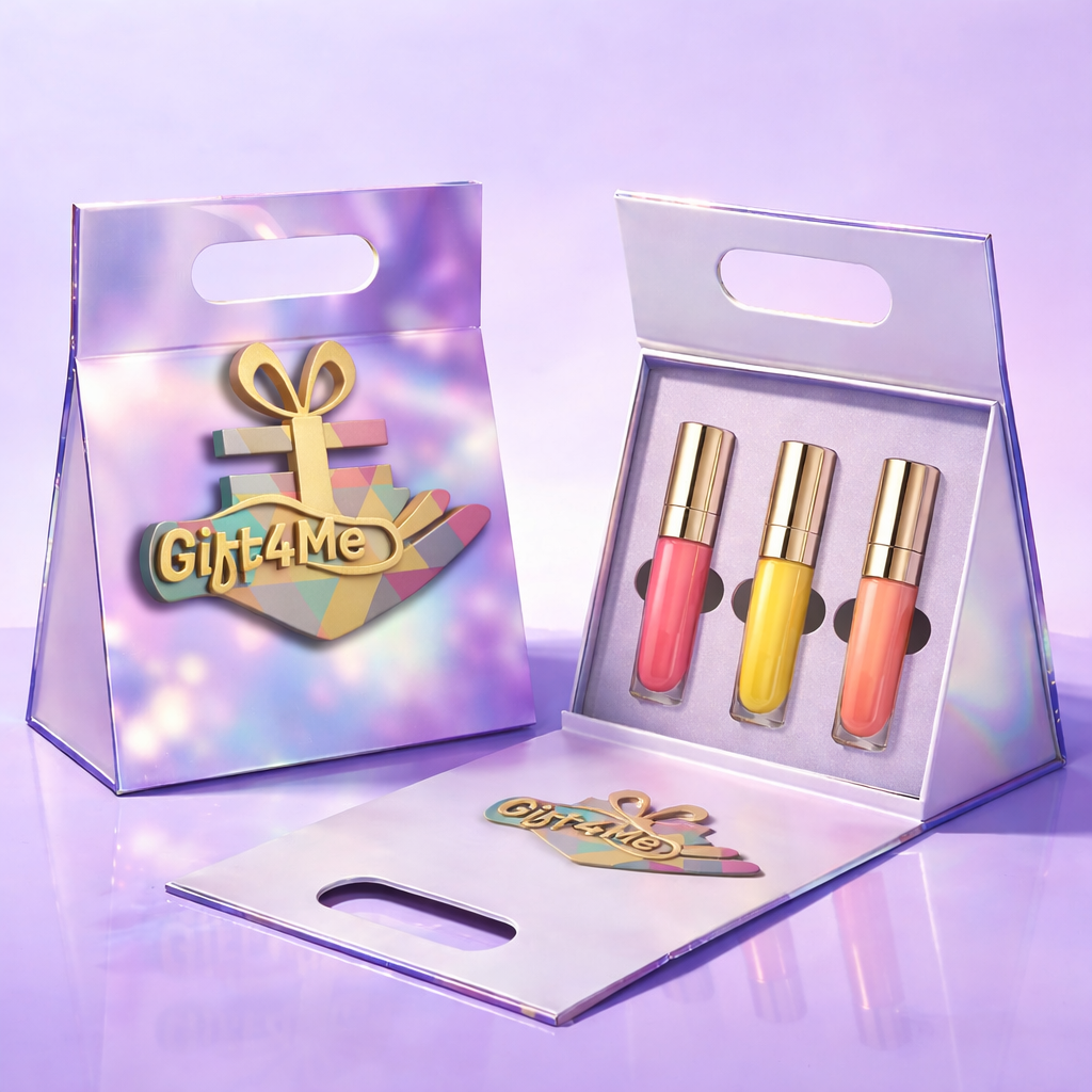 *Gift4Me Holographic Lip Oil Trio 💜✨*