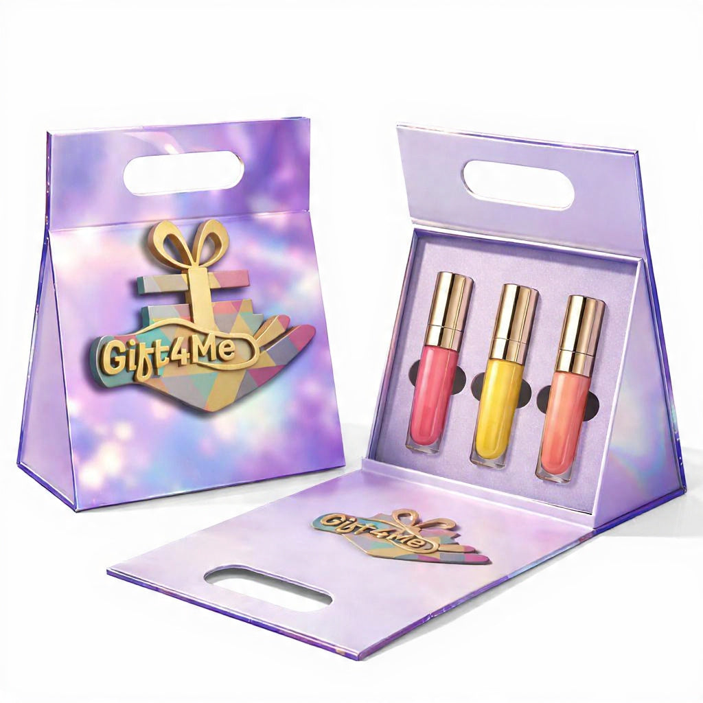 *Gift4Me Holographic Lip Oil Trio 💜✨*